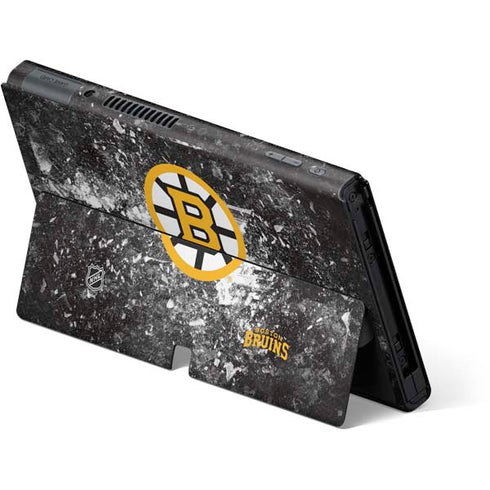 NHL Boston Bruins Iced Nintendo Switch OLED (2021) Skin